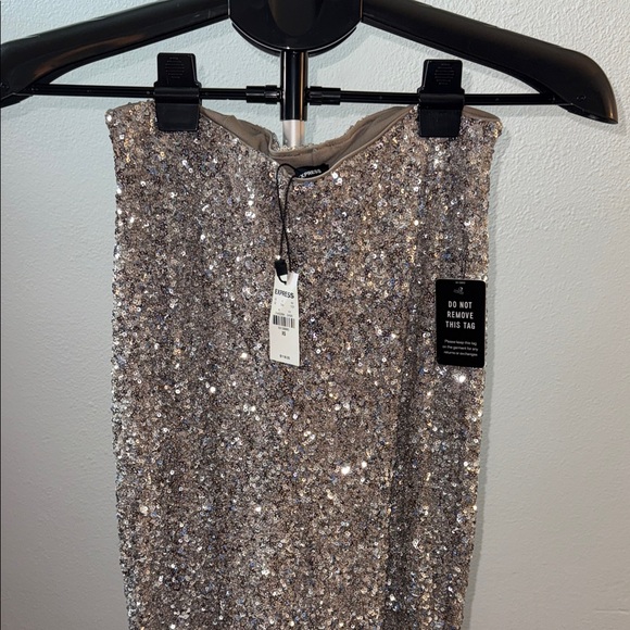 Silver Sequin Women's Blazer and Pants Set - Picture 8 of 11